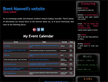Tablet Screenshot of brentmaxwell.com